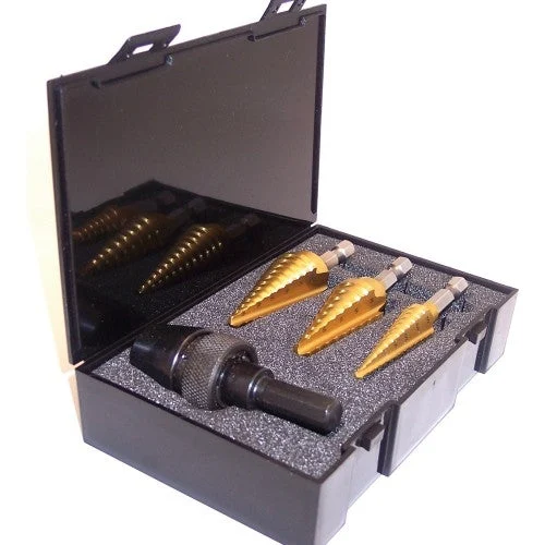 Champion Msd-Hex-Set3 Hex Shank Step Drill Set