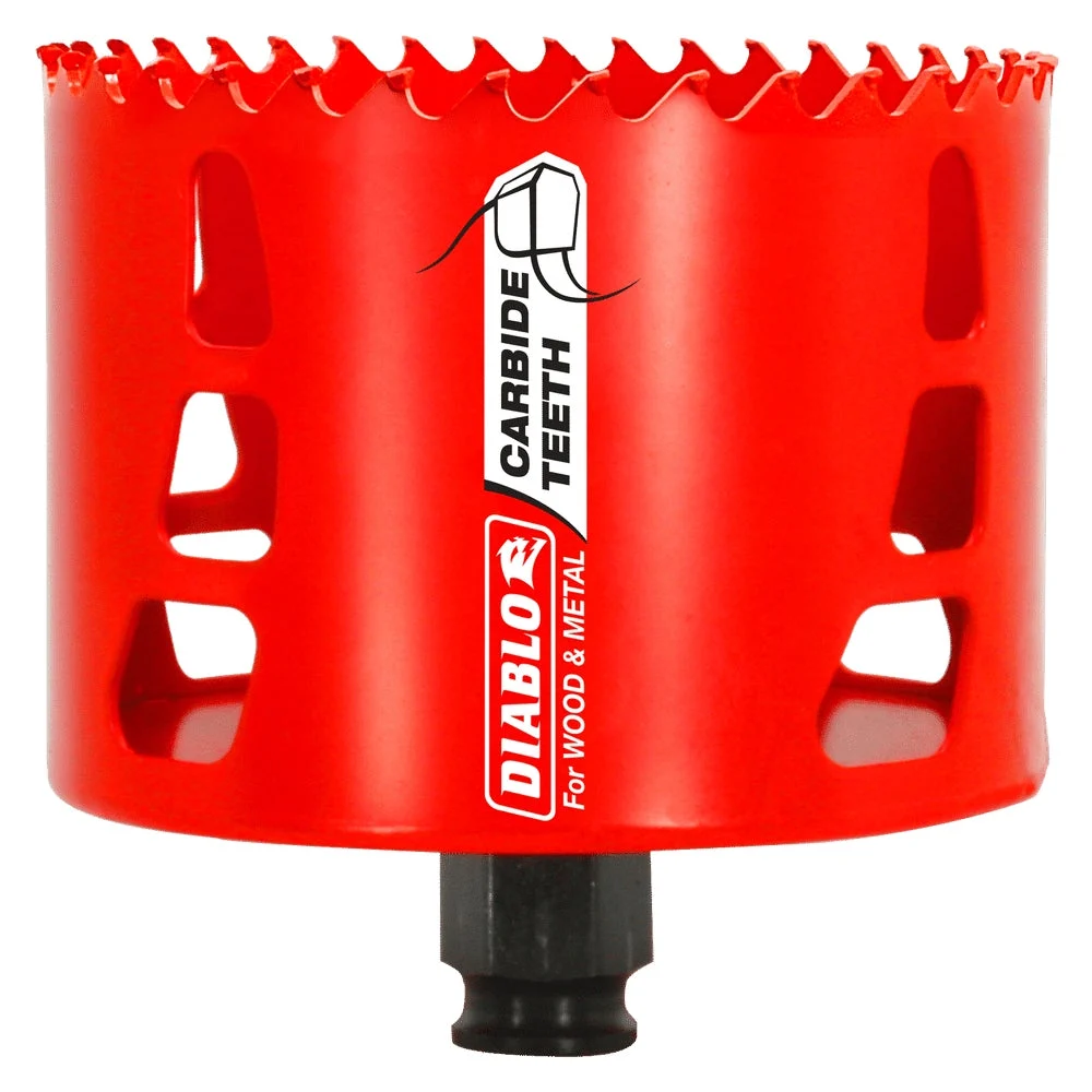 Diablo Tools 3-5/8" Carbide Teeth Hole Saw For Wood And Metal