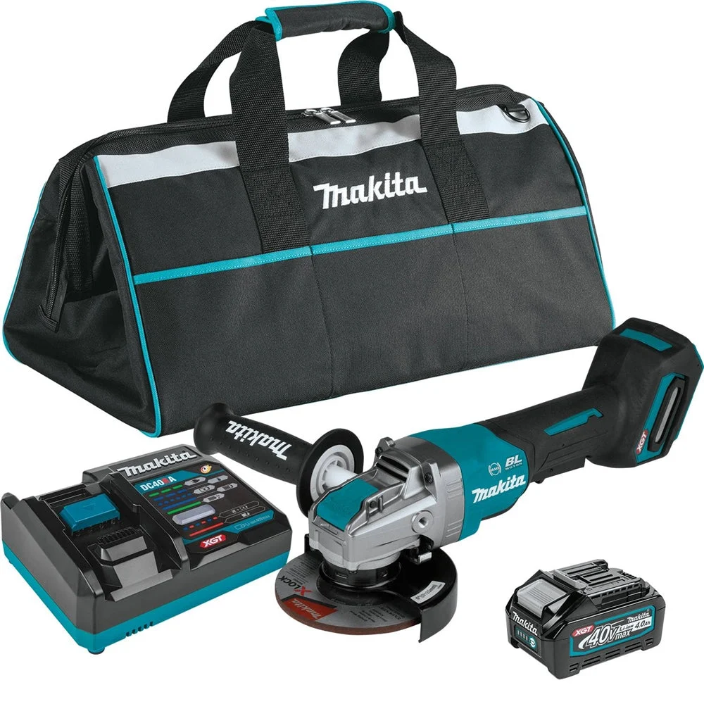 Makita GAG13M1 40V XGT X-LOCK Angle Grinder Kit
