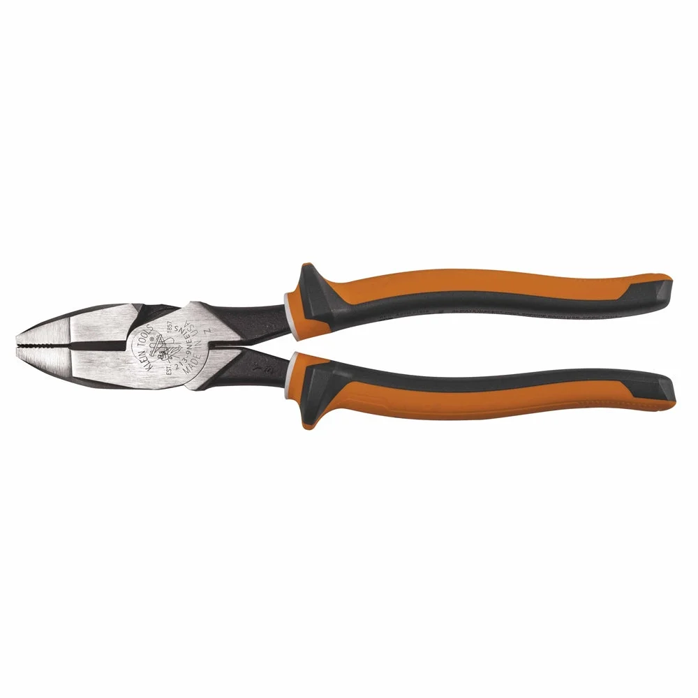 Klein Tools 2139NEEINS Electrician's Insulated 9" High-Leverage Side-Cutting Plier