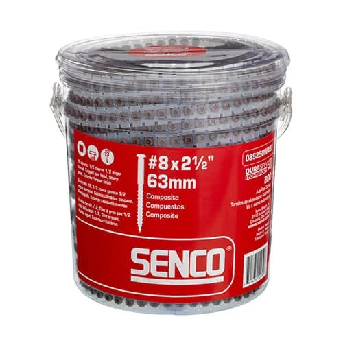 Senco 08S250W497 2 1-2 in Composite Decking Screws