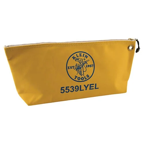 Klein 5539LYEL Canvas Bag with Zipper, Large Yellow