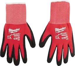 Milwaukee 48-22-8900 Cut Level 1 Nitrile Dipped Gloves 6 Pack