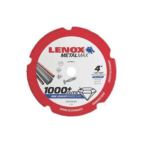 Lenox 1972919 MetalMax Cutoff Wheel 4 in. x 3/8 in.