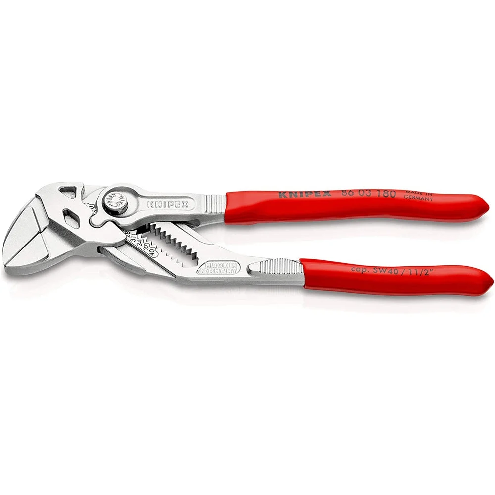Knipex 86-03-180-SBA 7-1/4 in. Pliers Wrench Nickel
