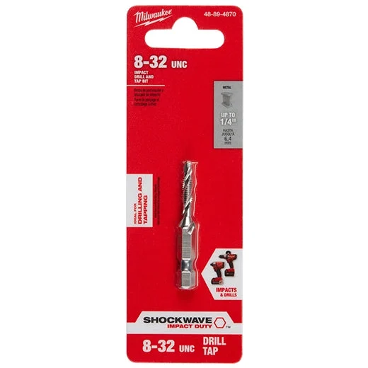 Milwaukee 48-89-4870 SHOCKWAVE 8-32 SAE Impact Drill Tap