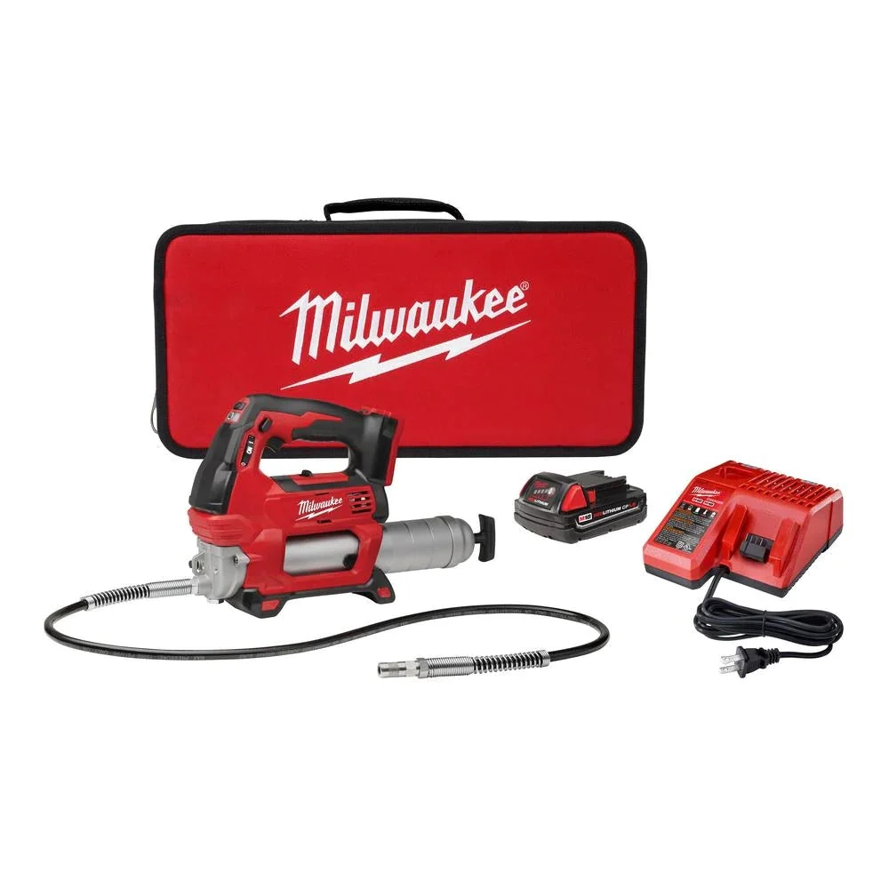 Milwaukee 2646-21CT M18 2-Speed Grease Gun Kit