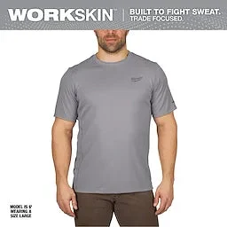 Milwaukee 414G-S WORKSKIN LIGHT SS SHIRT - GRAY S
