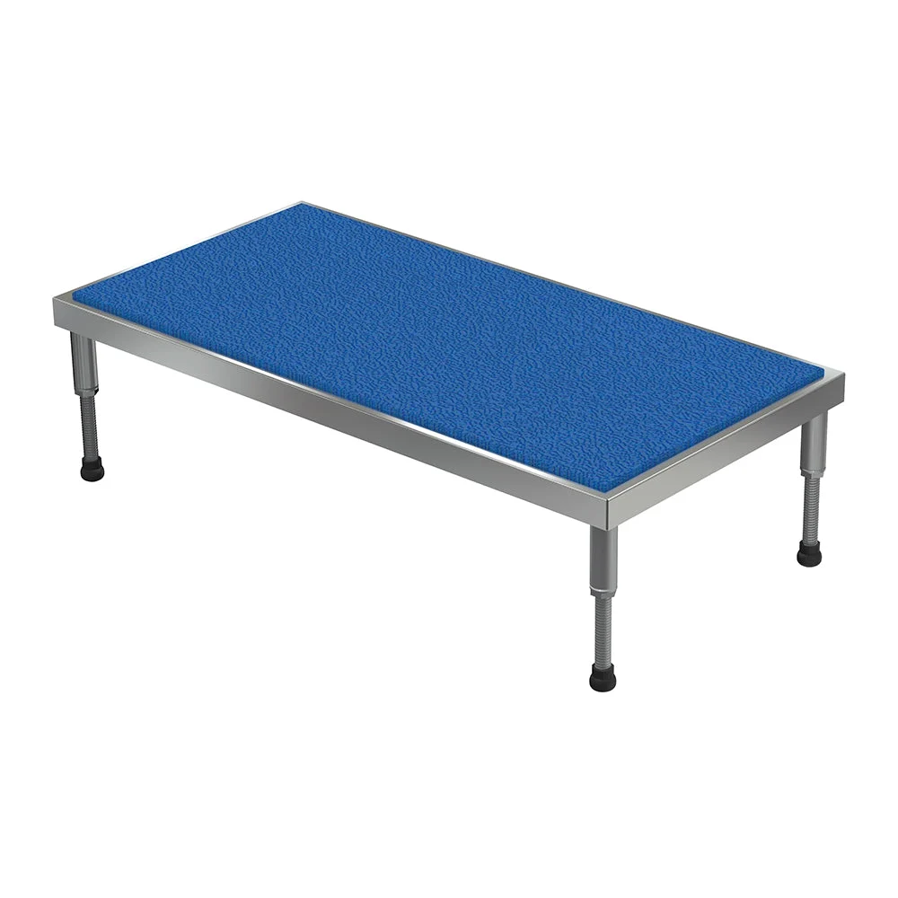 Vestil AHT-H-2448-A Adj Alum Stand 9-1/2-15-1/2 H 24 X 48