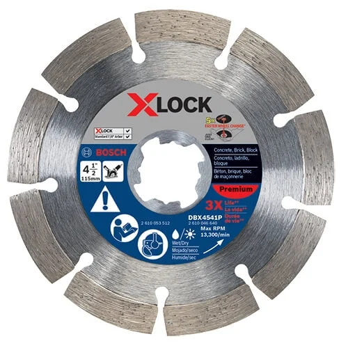 Bosch DBX4541P 4-1/2 in. X-Lock Segmented Blade