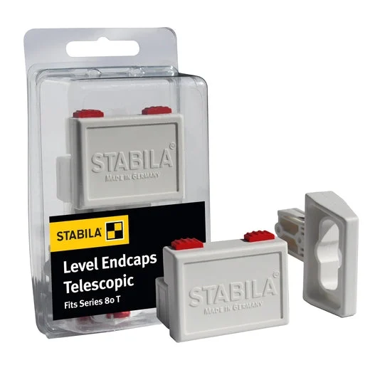 Stabila 20085 Type 80T Level End Caps 2 Pack