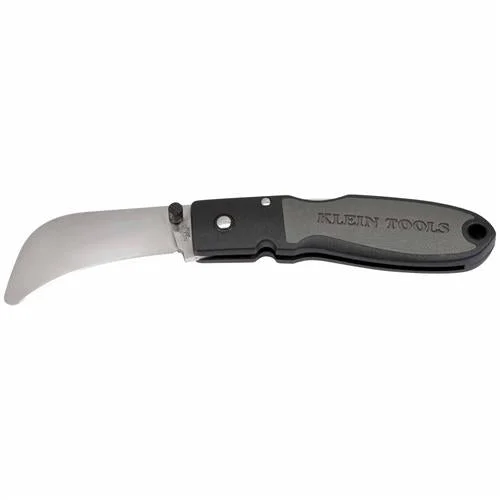 Klein Tools 44005R Lightweight Lockback Knife 2-5/8'' (67 mm) Sheepfoot Blade - Rounded Tip