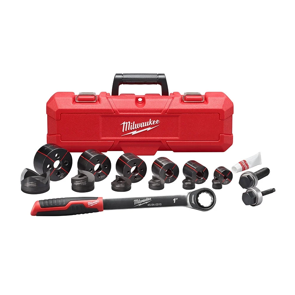 Milwaukee 49-16-2694 MILWAUKEE EXACT 1/2" TO 2" HAND RATCHET KNOCKOUT SET