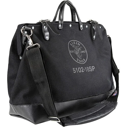 Klein 510218SPBLK Deluxe Canvas Tool Bag 18 in.