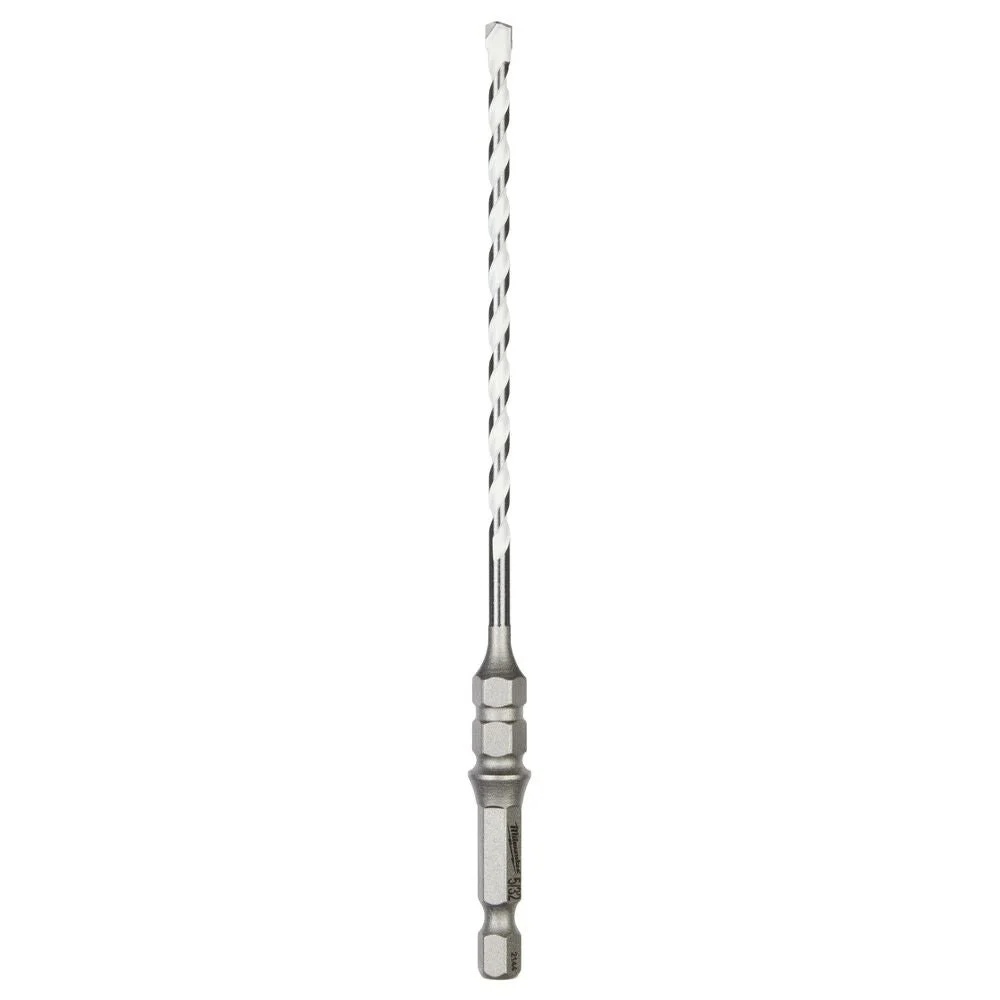 Milwaukee 48-20-8872 5/32" x 6" SHOCKWAVE Carbide Multi-Material Drill Bit for Concrete Screws 3 Pack