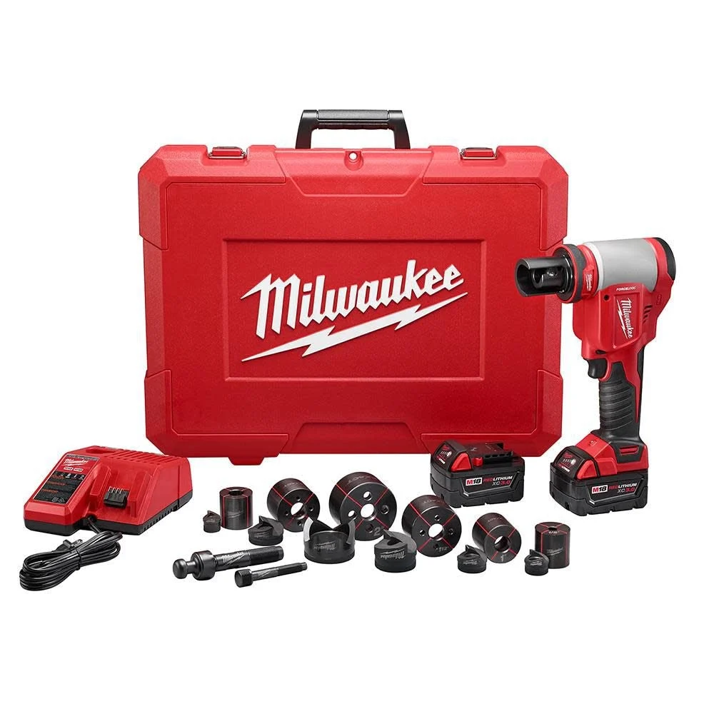 Milwaukee 2676-22 M18 FORCE LOGIC 10T KNOCKOUT TOOL 1/2" TO 2" KIT