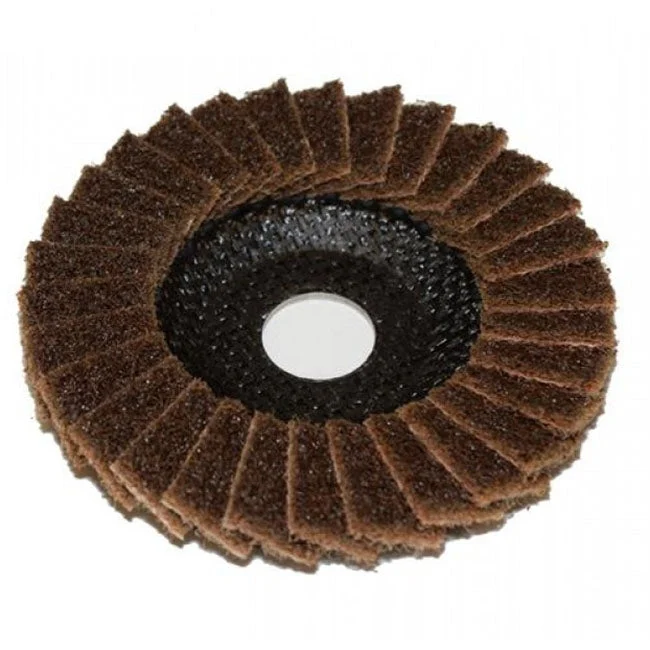 Sait 71980 4-1/2" x 7/8" Sand-Light Flap Disc Coarse Brown