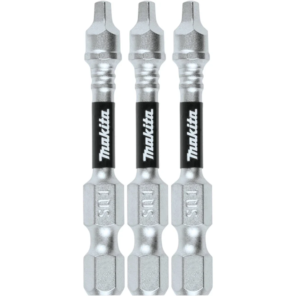 Makita E-00795 Number 1 Square 2 in. Power Bit, 3/pk