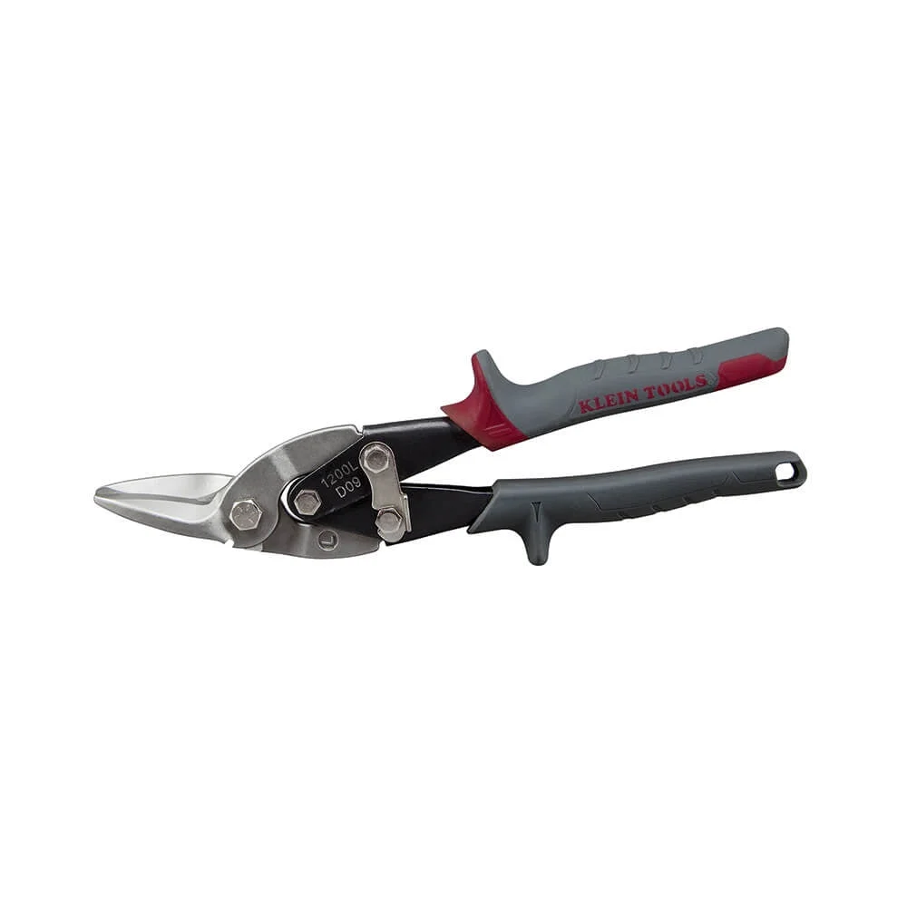 Klein 1200L Aviation Snips w/Wire Cutter, Left