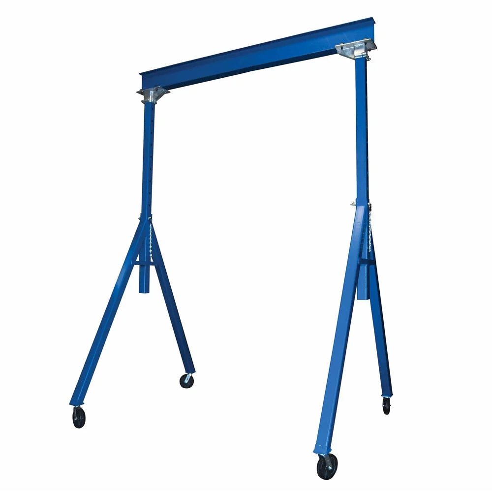 Vestil AHS-8-15-14 Adj Height Steel Gantry Crane 8K 15 X 14