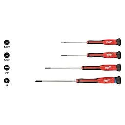 Milwaukee 48-22-2604 4 PC Precision Screwdriver Set