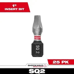 Milwaukee 48-32-4622 SHOCKWAVE 6 in. SQ1 Impact Driver Bit 3 Pack