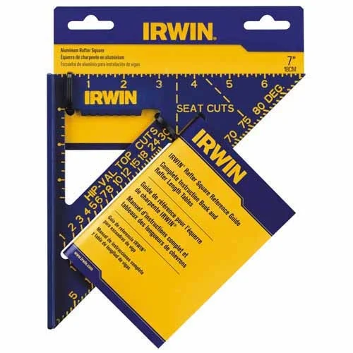 Irwin 1794463 Rafter Square Hi-Contrast Aluminum Blue 7-Inch