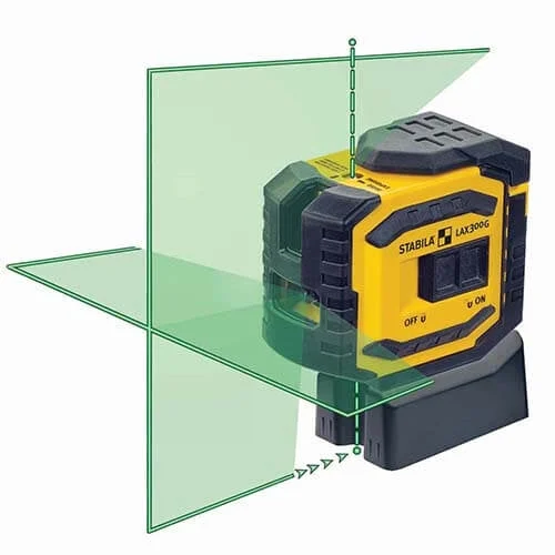 Stabila 03185 LAX 300 Green Laser Level Tool Set