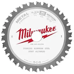 Milwaukee 48-40-4070 5-3/8" 30T METAL & STAINLESS CSB, 20MM