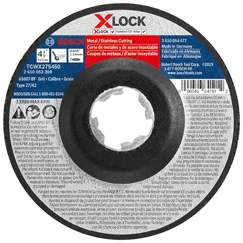 Bosch TCWX27S450 X-Lock Thin Metal 4.5 x .045 Blade