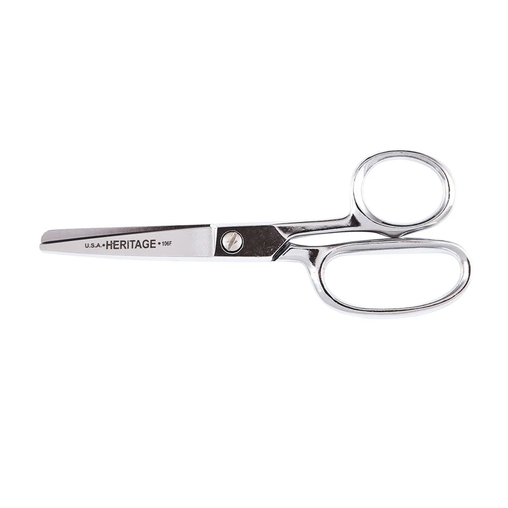 Klein 106F Straight 6 Inch Trimmer, Fully Rounded Tips
