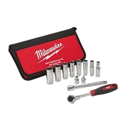 Milwaukee 48-22-9000 12PC 3/8" DRIVE SAE SOCKET SET