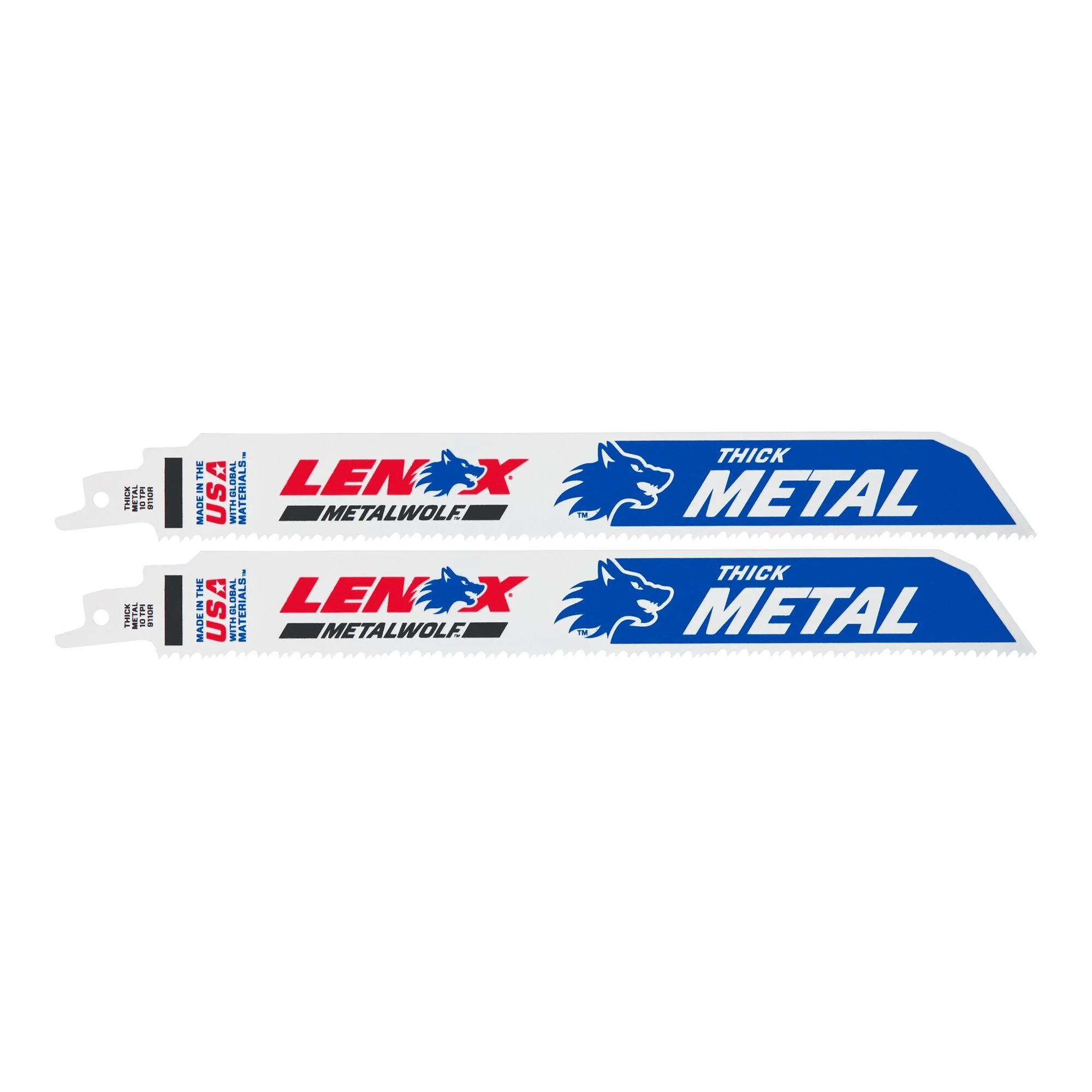 Lenox Recip Lazer 225 X 25 X 1.1Mm (9" X 1" X 0.042") 10Tpi (2/Pk)