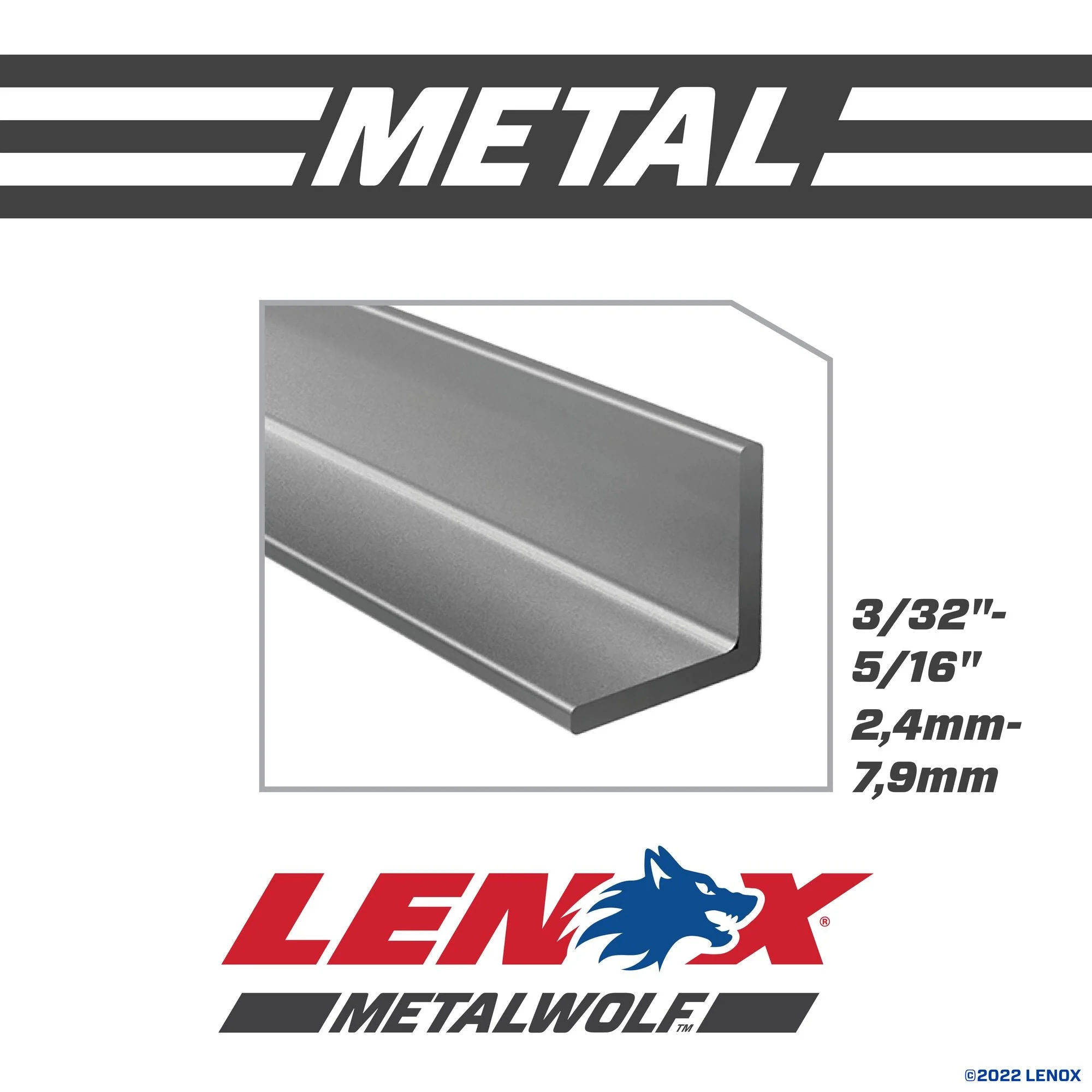 Lenox Recip Lazer 225 X 25 X 1.1Mm (9" X 1" X 0.042") 18Tpi (2/Pk)