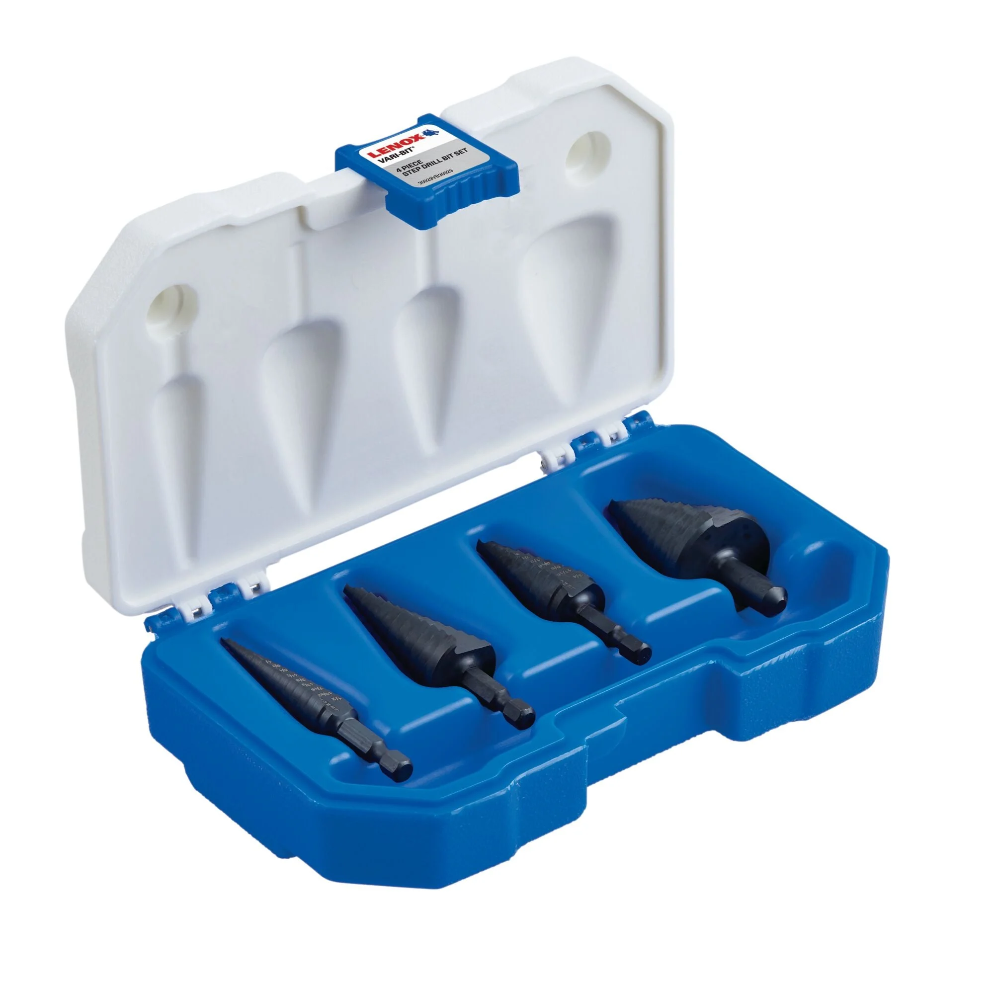 Lenox 30929-30/929 Vari-Bit 4 Piece Step Drill Bit Assortment