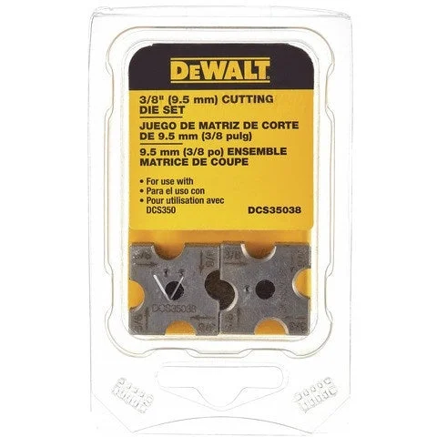 Dewalt Dcs35038 3/8" Replacement Cutting Die Set