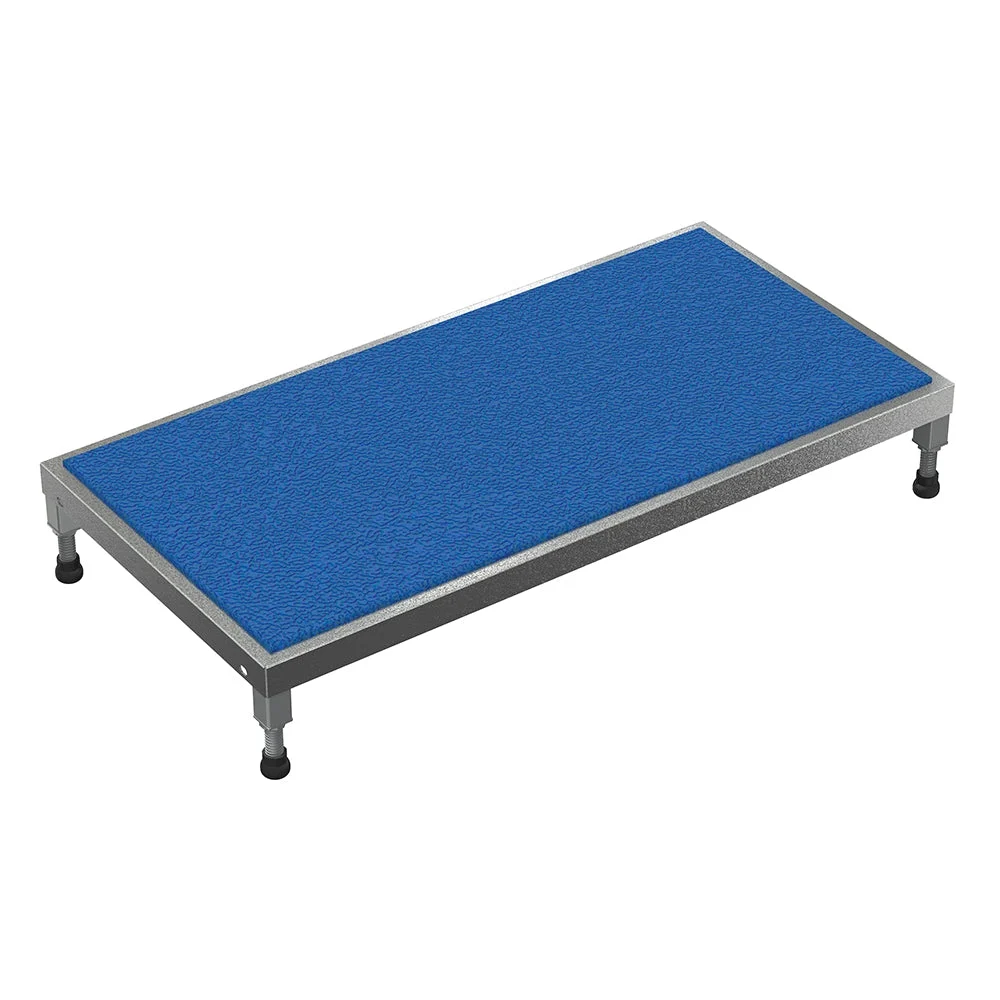 Vestil Adjust Ss Stand 6-3/4-8-3/4 H 24 X 48