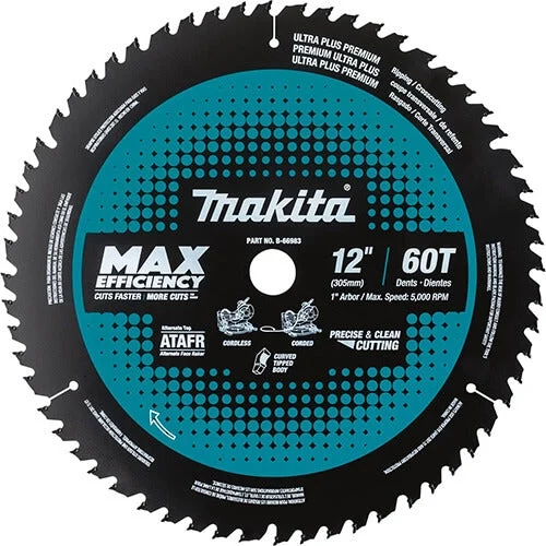 Makita B-66983 12 in. 60T Carbide Miter Saw Blade
