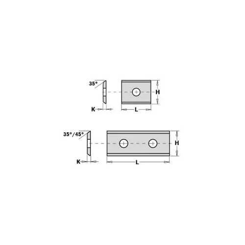 CMT S790.360.03 Standard Indexable Knives