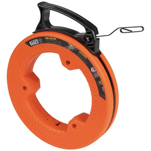 Klein 56331 Steel Fish Tape, 1/8 in. x 50 ft.