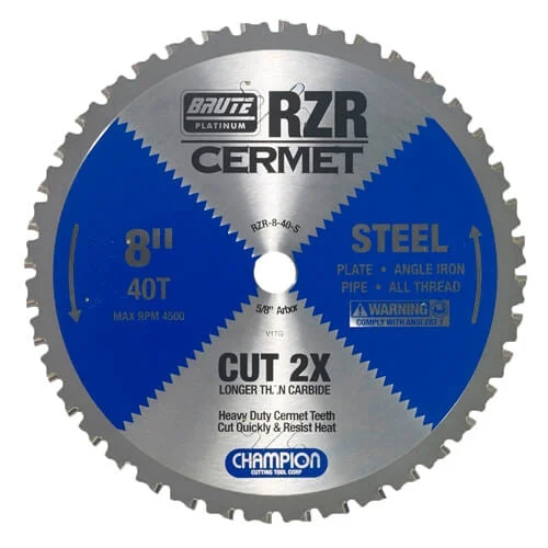 Champion Rzr-8-40-S 8 In. Cermet Circular Saw Blade