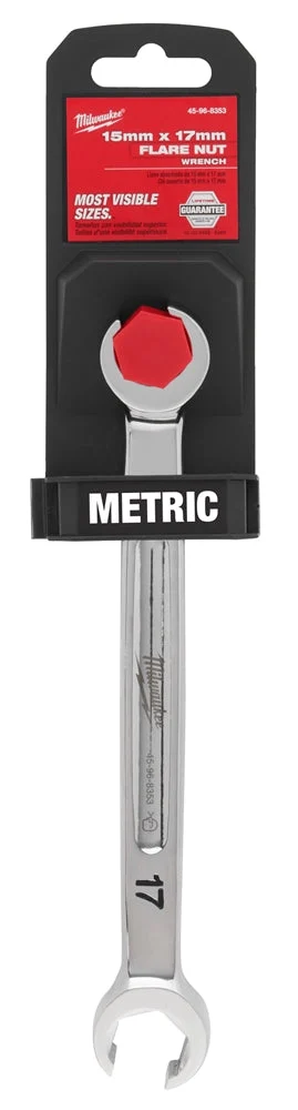 Milwaukee 45-96-8353 15mm X 17mm Double End Flare Nut Wrench
