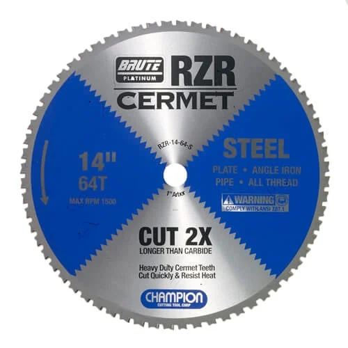 Champion Rzr-14-64-S 14 In. Cermet Saw Blade