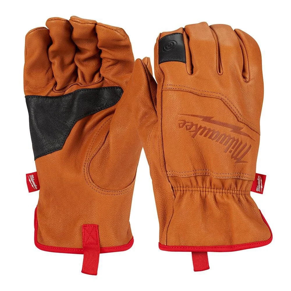 Milwaukee 48-73-0010 Goatskin Leather Gloves 6 Pack