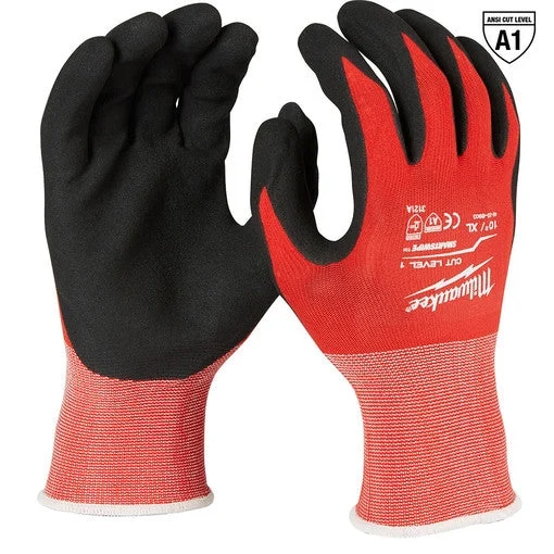 Milwaukee 48-22-8902B 12 Pk Cut 1 Dipped Gloves L