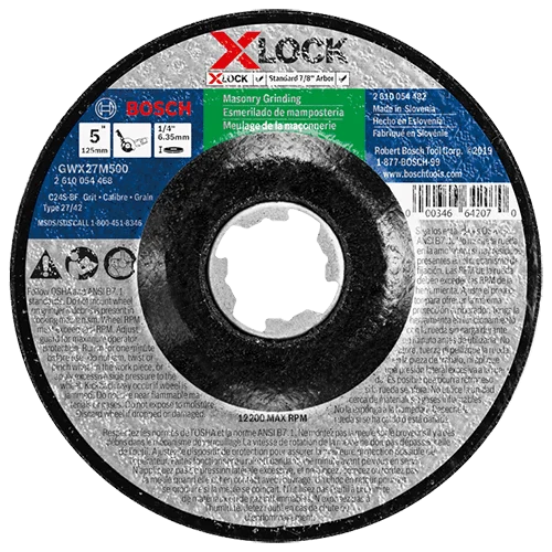 Bosch GWX27M500 X-Lock Masonry 5 in. x 1/4 in.