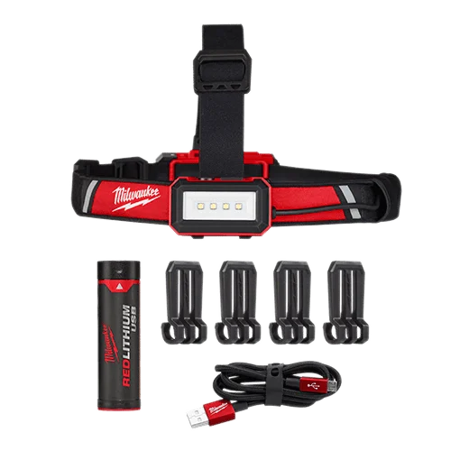 Milwaukee 2115-21 USB Rechargeable Low-Profile Headlamp