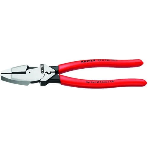 Knipex 09-11-240-SBA 9-1/4 in. Lineman's Pliers Crimper