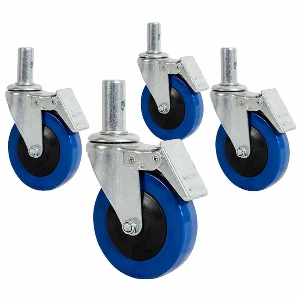 MetalTech I-C4CAS4 4 Inch Casters with Lock (4-Pack)