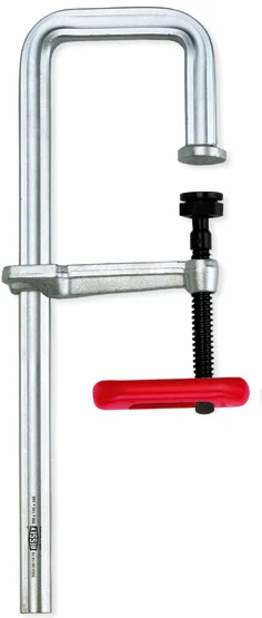 Bessey 2400J-12 Clamp, welding, F-style with grip, heavy duty Morpad, 12 In. x 5.5 In. , 2660 lb